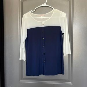 Claudia Richard long sleeve blouse
